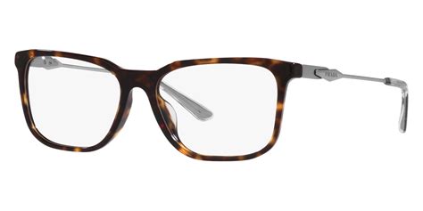 Prada PR 05ZV Rectangle Eyeglasses 